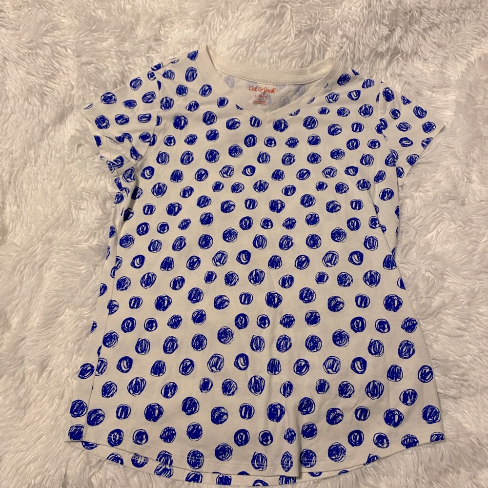 Cat and Jack polka dot T-shirt